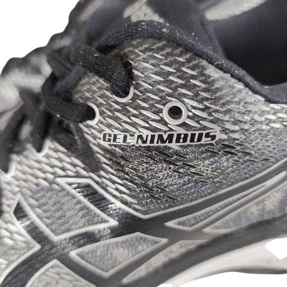 Asics Gel Nimbus 20 Running Shoes sz 11 Mens Gray Snake Print Low Top Lace Up - Picture 10 of 11